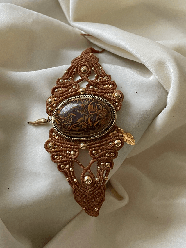 Bracelet " Racines flamboyantes"