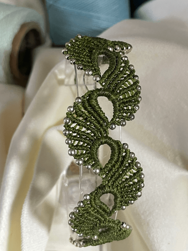 Bracelet "Feuille dansante"