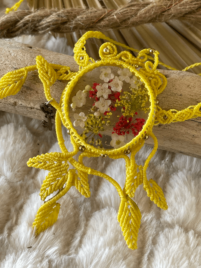 Collier "Herbier ensoleillé"