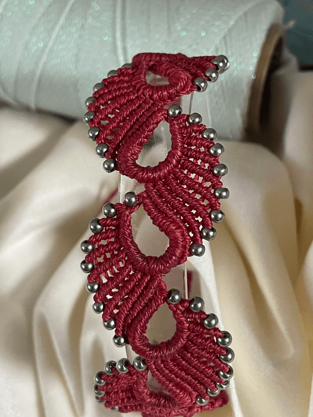 Bracelet "Feuille dansante"