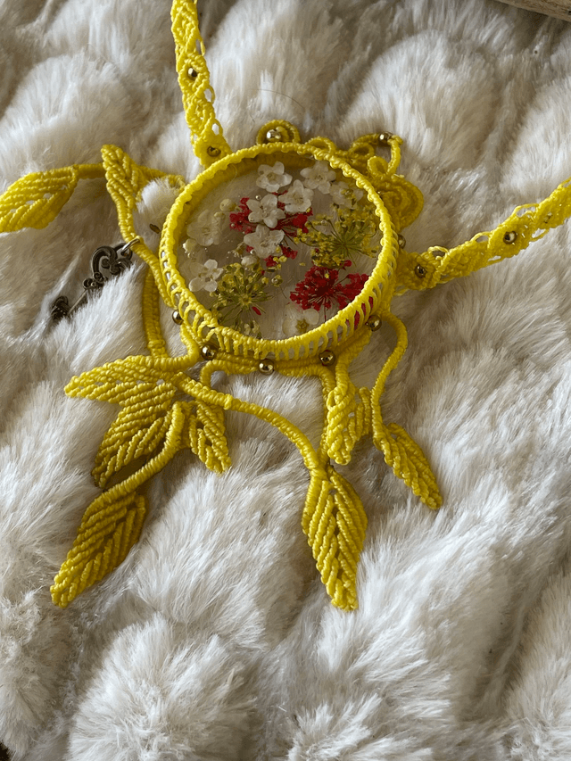 Collier &quot;Herbier ensoleillé&quot;