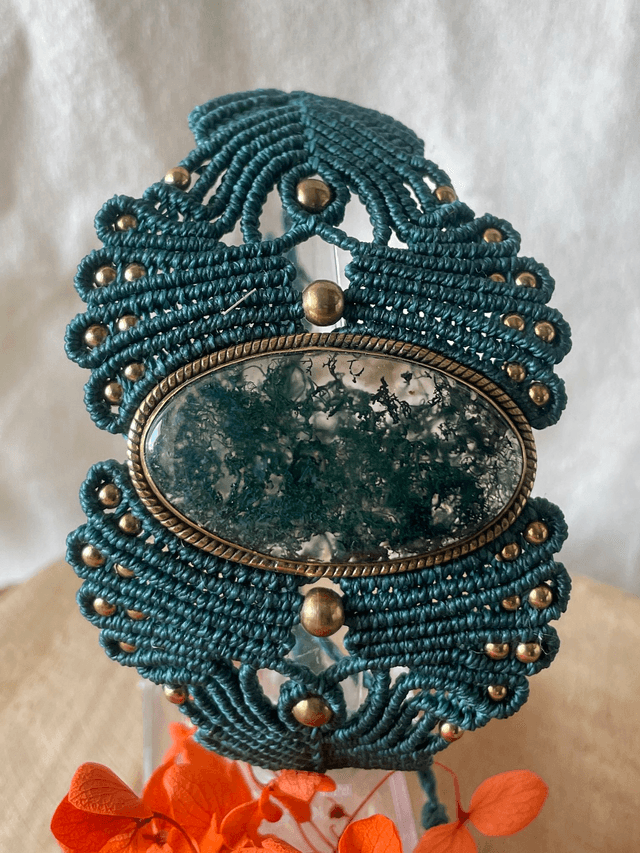 Bracelet &quot; Eclat de mousse&quot;